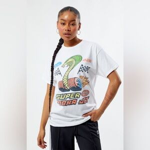 Junk Food x Ford Super Cobra Jet Vintage Look Tee in White Size S